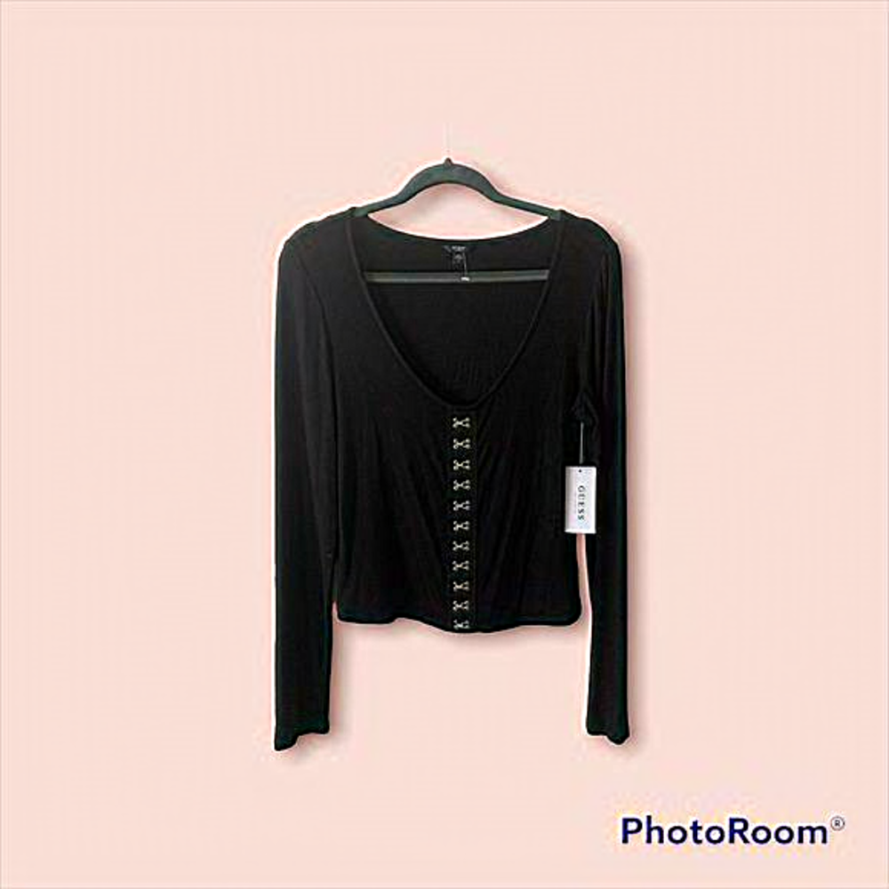 GUESS LOS ANGLES TOP‎ color jet black A996 size L